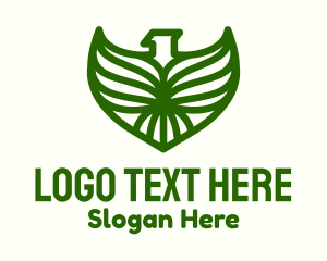 Eagle Leaf Shield Logo