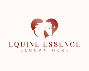 Equine - Horse Equine Heart logo design