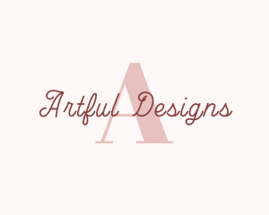 Feminine Cursive Studio logo design