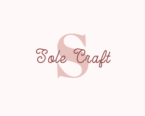 Feminine Cursive Studio logo design