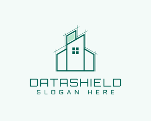 House Construction Builders Logo