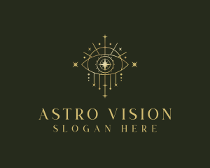 Boho Eye Mystical Vision logo design