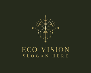 Boho Eye Mystical Vision logo design