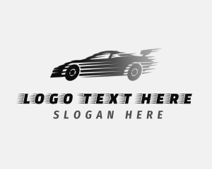 Driving - Fast Car Racing logo design