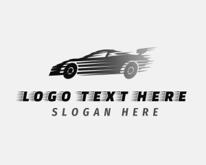 Fast Car Racing Logo