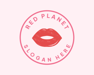 Red Lips Cosmetics logo design