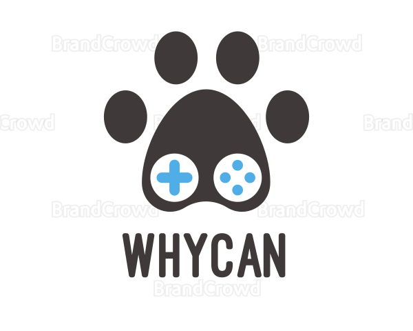 Paw Game Controller Logo