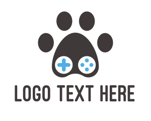 Controller - Paw Game Controller logo design