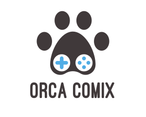 Console - Paw Game Controller logo design