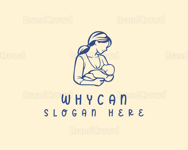 Childcare Baby Mother Logo