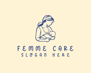 Gynecology - Childcare Baby Mother logo design
