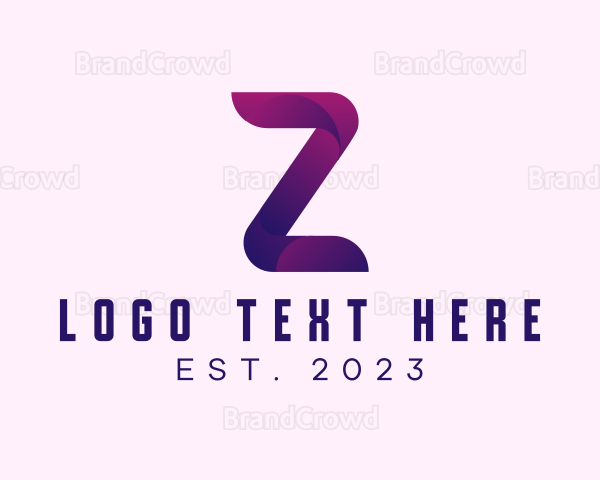 Purple Software Letter Z Logo