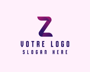 Agency - Purple Software Letter Z logo design