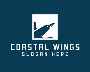 Flying Seagull Aviation logo design