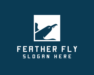 Flying Seagull Aviation logo design