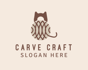 Crochet Cat Craft logo design