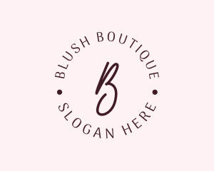 Feminine Boutique Beauty logo design