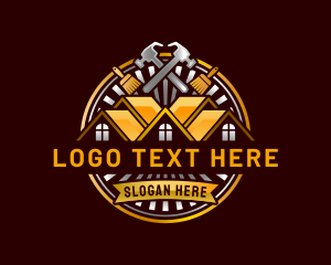 Laborer - House Remodeling Construction logo design