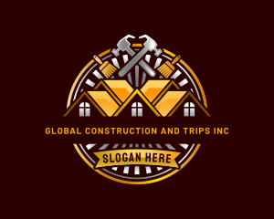 Repairman - House Remodeling Construction logo design