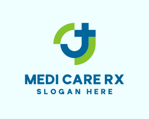 Pharmacist - Abstract Modern Medical Cross logo design