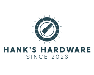 Chainsaw Hardware Tool  logo design