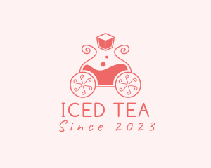 Ice Cube Perfume Carriage logo design