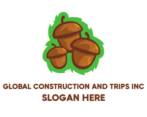 Three Acorn Nuts Logo