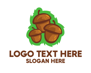 Three Acorn Nuts Logo