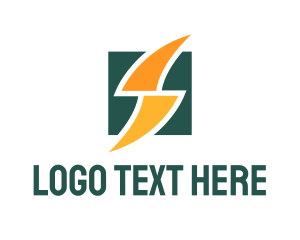 Electric Service - Utility Voltage Energy logo design