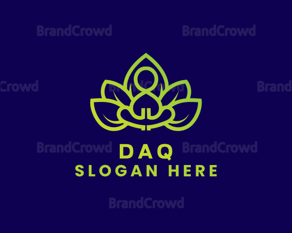 Flower Yoga Meditation Logo