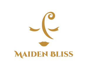 Maiden - Golden Maiden Facial logo design