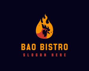 Fire Chicken Bistro logo design