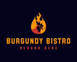 Fire Chicken Bistro logo design