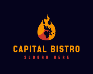 Fire Chicken Bistro logo design