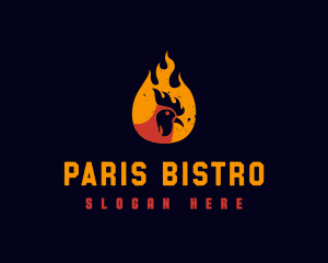 Fire Chicken Bistro logo design