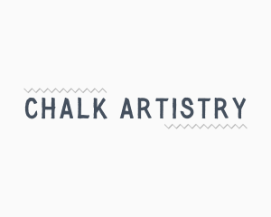 Playful Chalk Handwriting logo design