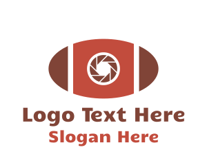 Gridiron Ball Lens logo design