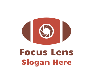 Gridiron Ball Lens logo design