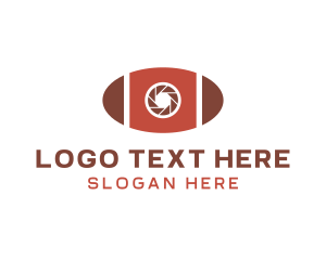 Lens - Gridiron Ball Lens logo design