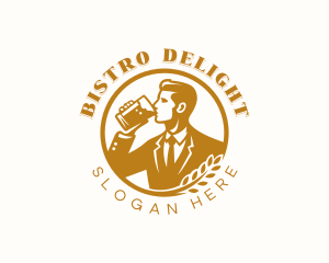 Gastropub Liquor Beer logo design