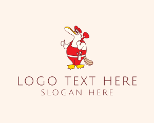 Repairman - Plunger Platypus Plumber logo design