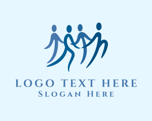 Human Resource - Happy People Community logo design