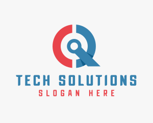 Solutions - Modern Professional Letter Q Startup logo design