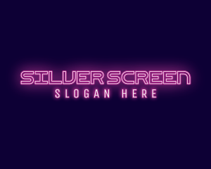 Game Streaming - Futuristic Neon Glow logo design