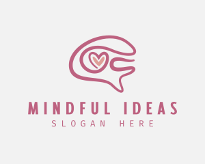 Brain Love Mental Support logo design