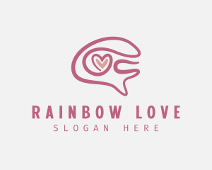 Brain Love Mental Support logo design