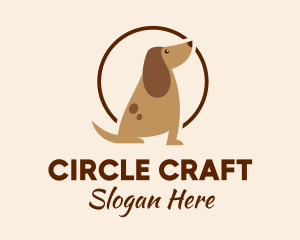 Brown Pet Dog Sitting logo design