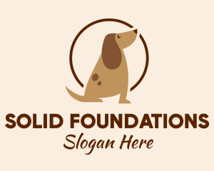 Veterinary Clinic - Brown Pet Dog Sitting logo design