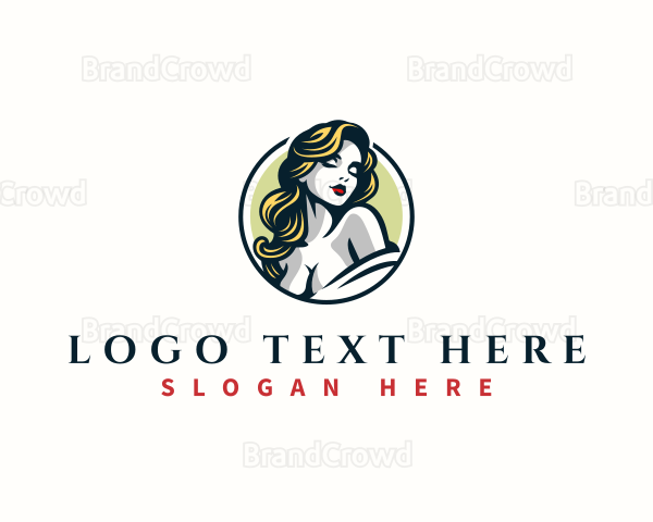 Retro Woman Beauty Logo