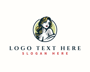 Fashion - Retro Woman Beauty logo design